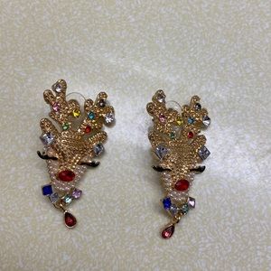 Reindeer earrings!